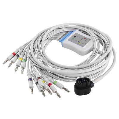 웰치 앨린 Ecg 케블 모형 :1500 RE-PC-AHA-BAN ECG 케이블과 리드선 국제전기기술위원회 4.0Banana
