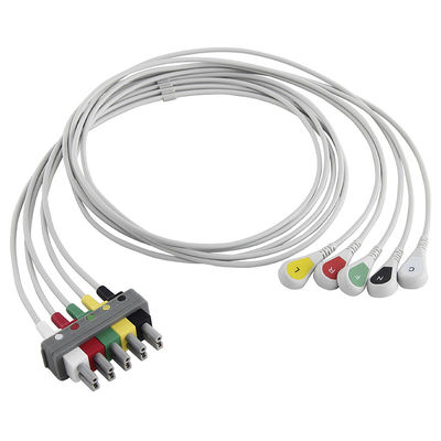 P -히립스 M1633A M1625A M1621A 989803104571 분리할 수 있는 5는 갑작스러운 IEC EKG 리드선을 이끕니다