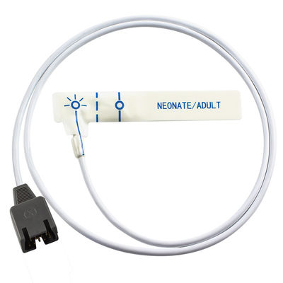 백색 폼 소아 일회용 SpO2 센서 DB9 9pin Rad-7 Rad-8 85CM