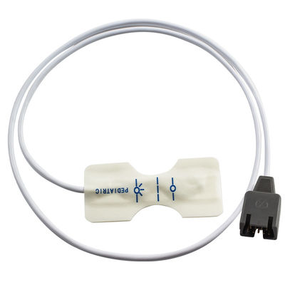 백색 폼 소아 일회용 SpO2 센서 DB9 9pin Rad-7 Rad-8 85CM