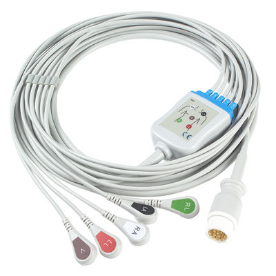 P-히립스 ECG 케이블과 리드선 12 핀 5 리드 M1975A ECG 케이블