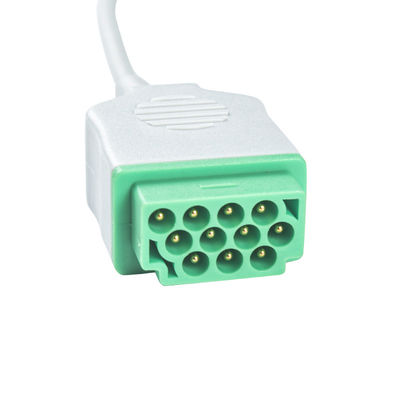 GE 마커트 CBM-05NA-10AS-0001 ECG 케이블과 리드선 5 리드 IEC 갑작스러운 11 핀 연결기 ECG 케이블