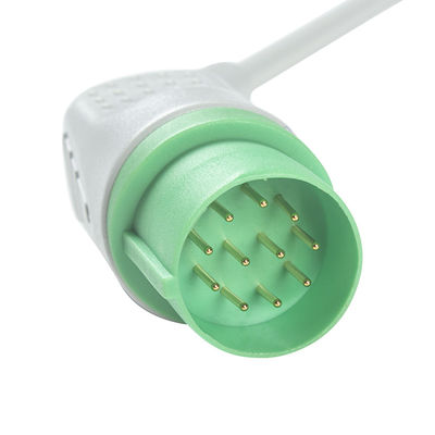 니혼 광전 공업 TEC-7631C ECG 케이블과 리드선 11은 연결기 ECG 케이블 5 리드 IEC 갑작스럽 고정합니다