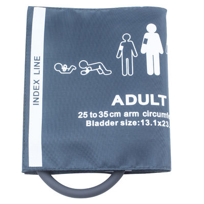 25-35cm NIBP 커프스 성인 단관식 나일론 커프스 재사용할 수 있는 혈압 모니터 커프스
