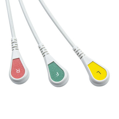 3Lead IEC 스냅을 위한 Hellige 호환 직결 ECG 케이블 및 유도선