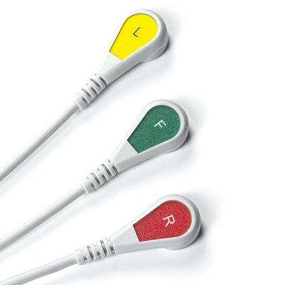 3Lead IEC 스냅을 위한 Hellige 호환 직결 ECG 케이블 및 유도선