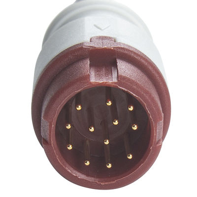 P-Hilips 듀얼 IBP 어댑터 케이블 12 핀 커넥터, 0.3 미터 길이, 의료용 TPU 재료