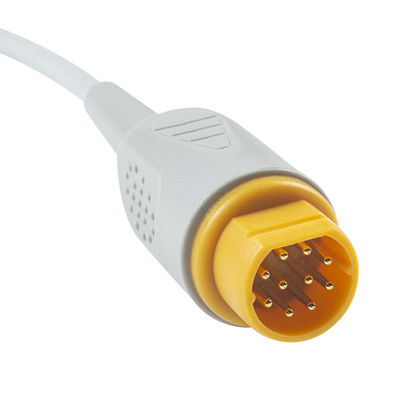 시멘스/드레거 회색 TPU IBP 어댑터 케이블 10pin에서 10pin IBP 확장 케이블