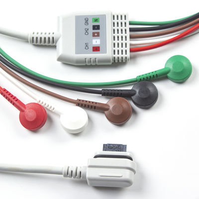ECG 케이블 5Lead Holter GE Seer ECG 2008594-001 GE SEER LIGHTR에 호환되는 케이블