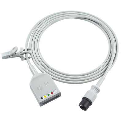 마인드레이 데이터스코프 AAMI 6Pin 커넥터 5Lead ECG 트렁크 어댑터 케이블 0010-30-12377 EV 6102 ECG 확장 케이블 유로 스타일