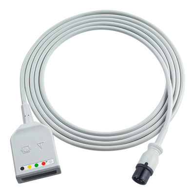 마인드레이 데이터스코프 AAMI 6Pin 커넥터 5Lead ECG 트렁크 어댑터 케이블 0010-30-12377 EV 6102 ECG 확장 케이블 유로 스타일
