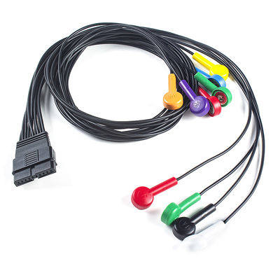 IEC/AHA 컬러 코딩 쉴러 MS-12 FT-1의 블루 호환 ECG 환자 케이블400331