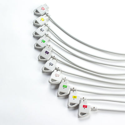 호환 P-힐립 트림 10Lead ECG 케이블 IEC 스냅 페이지라이터 트림 I, 페이지라이터 트림 II
