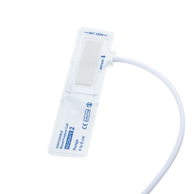 라텍스 없는 일회용 신생아 NIBP 맨치 싱글 튜브 크기 2 4-8cm