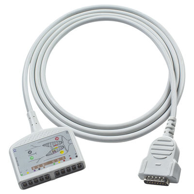 유연한 GE 헬스케어 마켓 EKG 트렁크 케이블 22341809 성인/아동 모니터링