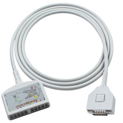 후쿠다 카디스뉴, KP-500, KP-500D를 위한 호환 가능한 후쿠다 ME EKG 트렁크 케이블