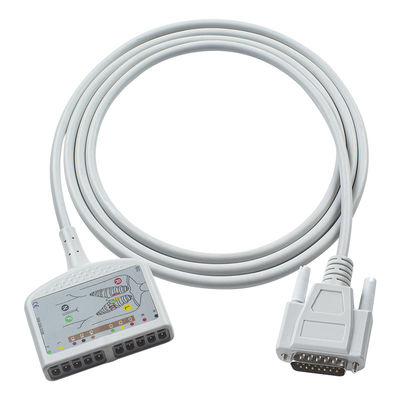 호환되는 니혼 코덴 ECG 진단 EKG 케이블 10Lead Cardiofax C, Cardiofax GEM 9020K, Cardiofax M