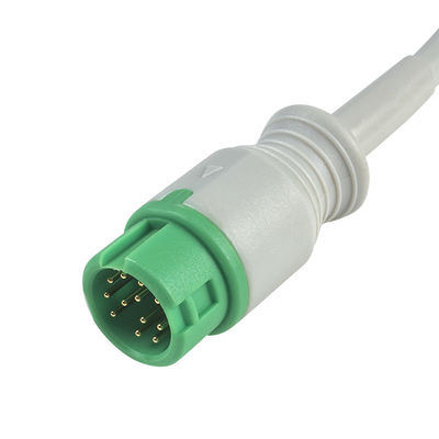 TPU 다이나스코프 DS-5100E 12Pin ECG 환자 케이블 10Lead 성인/아동 호환성