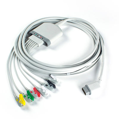 SpO2 6Lead ECG 환자 케이블 3.5M SpO2/온도/ECG 기능
