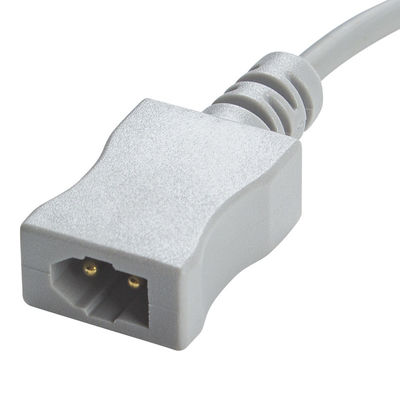 3.0M PVC 에어 쉴드 온도 어댑터 케이블 두 개의 핀 커넥터 직사각형 커넥터와 근접