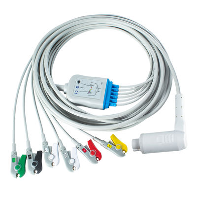 Corpuls 3 6AHA / IEC 납 색상 코딩을 가진 납 IEC Grabber 환자 케이블