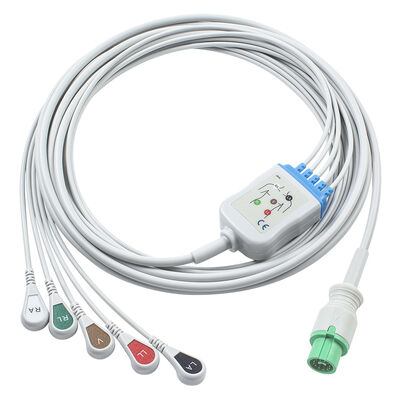 Fukuda Denshi 0012-00-1192 ECG EKG Cable 12Pin Expert Dynascope DS-5100 DS-5100E DS-5300W DS-5400 Dynascope DS-7001