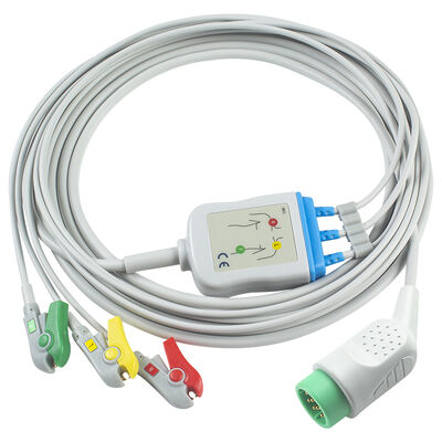 스트라이커 M- 에드트로닉 물리 제어 LIFEPAK 12 LIFEPAK 20E LIFEPAK 120 LIFEPAK 15 ECG EKG 케이블 및 납 전선