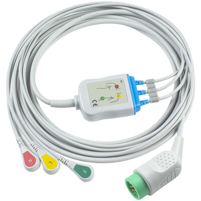 스트라이커 M- 에드트로닉 물리 제어 LIFEPAK 12 LIFEPAK 20E LIFEPAK 120 LIFEPAK 15 ECG EKG 케이블 및 납 전선