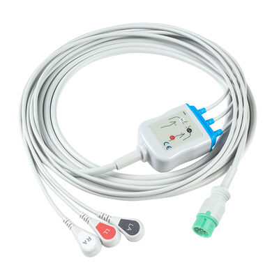 론커 IE12 E12 E12S 9Pin 멀티 파라미터 모니터 ECG 케이블 6Pin ECG 케이블 및 리드 와이어