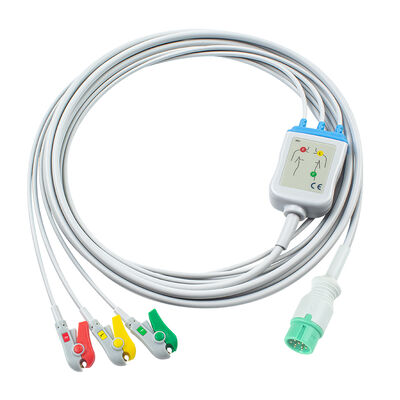 론커 IE12 E12 E12S 9Pin 멀티 파라미터 모니터 ECG 케이블 6Pin ECG 케이블 및 리드 와이어