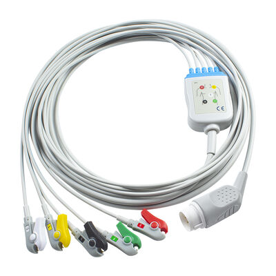 Ph 43100A 8Pin ECG 케이블 및 도선 hp CodeMaster XL+ 제세동기 기계