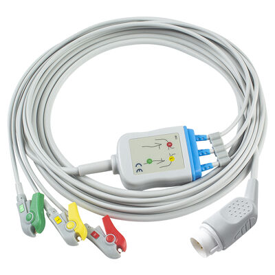 Ph 43100A 8Pin ECG 케이블 및 도선 hp CodeMaster XL+ 제세동기 기계