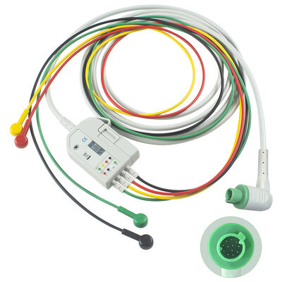 스트라이커 M- 에드트로닉 피지오 컨트롤 LIFEPAK 12 120 15 디피브리레이터 ECG EKG 케이블 및 납 와이어 11111-000018 11111-000020