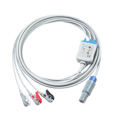 헌틀리 8Pin 멀티 파라미터 모니터 스마트 신호 컴팩트 300 500 ECG 케이블 ECG 케이블 및 리드 와이어