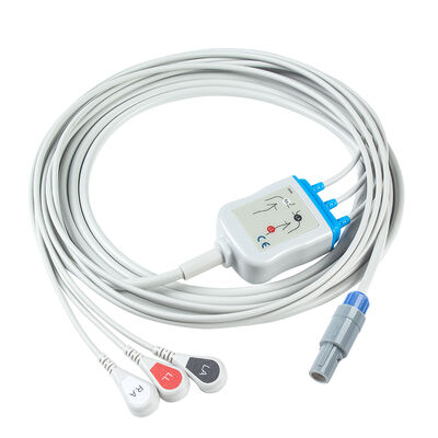 헌틀리 8Pin 멀티 파라미터 모니터 스마트 신호 컴팩트 300 500 ECG 케이블 ECG 케이블 및 리드 와이어
