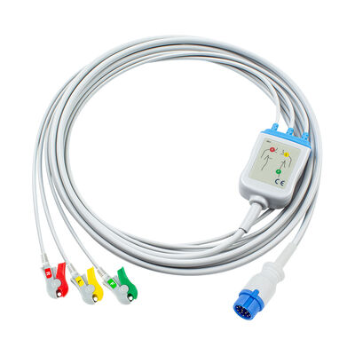 심폐소생술기 CA360-B 디피브리레이터 12Pin ECG EKG 케이블과 납선 3Lead