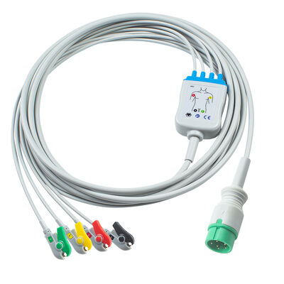 Zoncare PM7000D 3/4/5Lead ECG 케이블 및 리드선