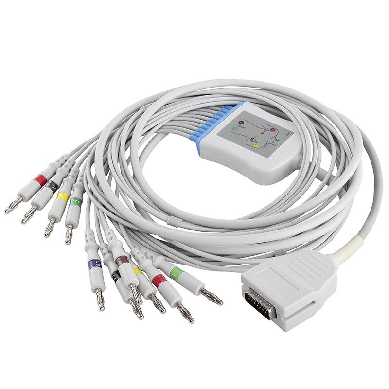 몰타라 버딕 EKG 케이블 E350I EK10 이클립스 르 선정된 0 리드 EKG 케이블과 리드선 IEC 바나나 4.0