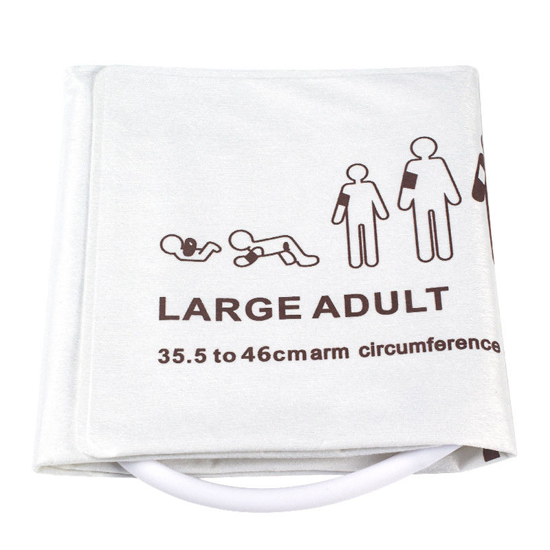 큰 성인 단관식 NIBP 커프스 열 가소성 폴리우레탄 수지 35.5-46CM 커프스 혈압 커프