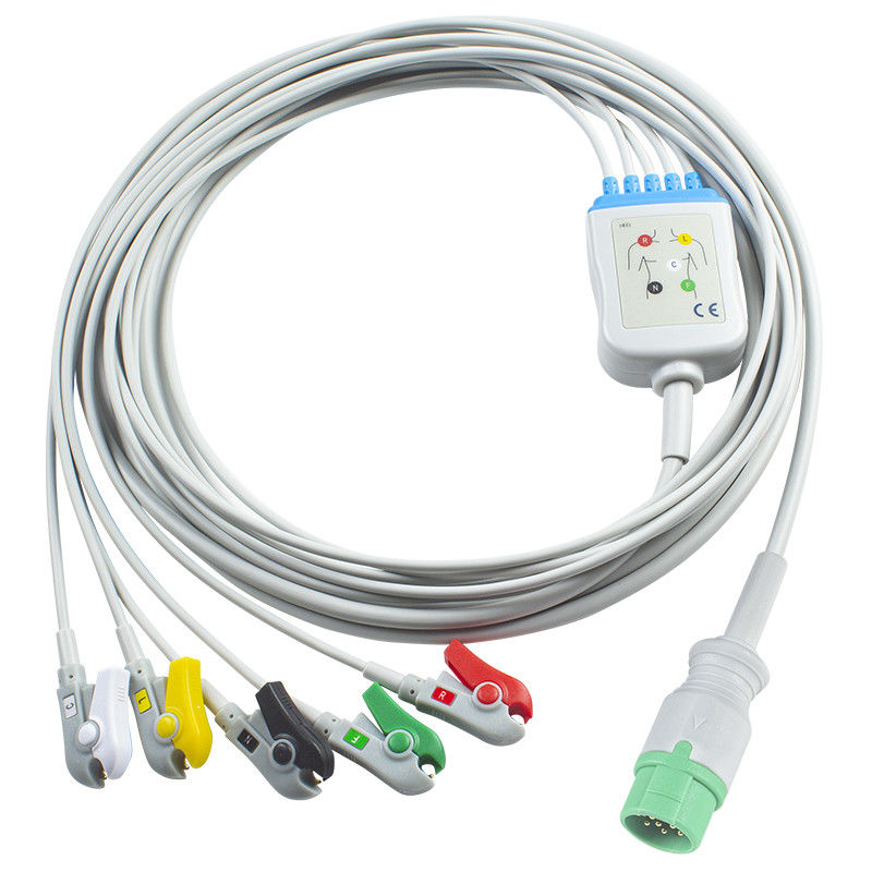 콘트론 화살표 호환 직결 ECG 케이블 및 5Lead IEC Grabber를 위한 유도선