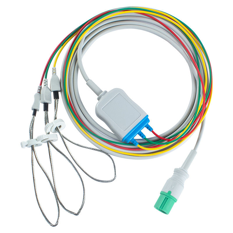 콘텍 동물용 수의학 ECG 케이블 및 리드 와이어 7pin 커넥터 CMS 7000 8000 새로운 모델 ECG 케이블 3 리드 레깅스