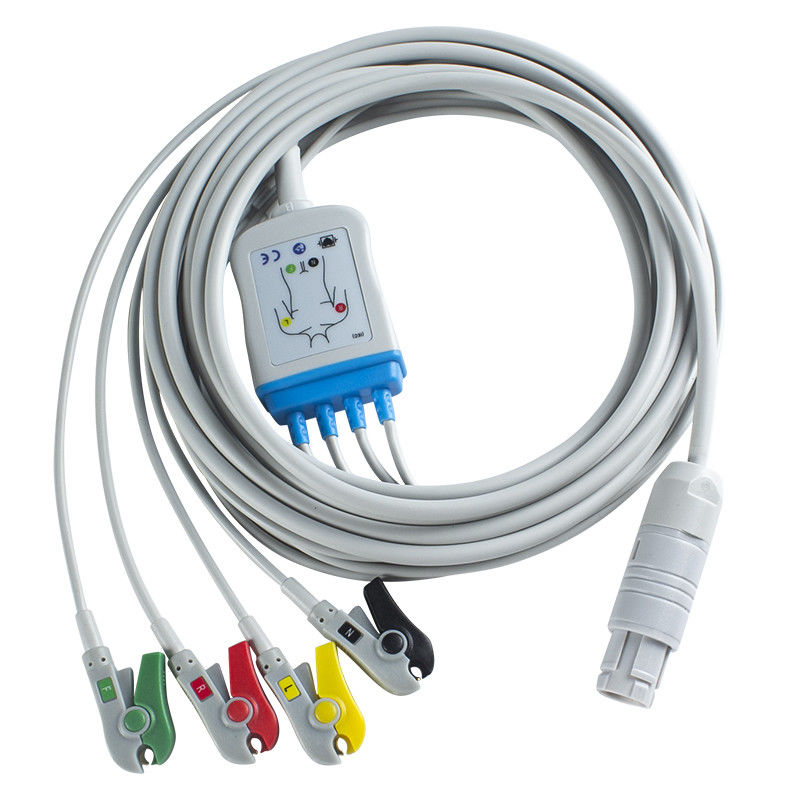 프리메디컬 디피브리레이터 ECG 케이블과 유도선 16Pin ECG 직접 기계에 4채널 EKG 케이블
