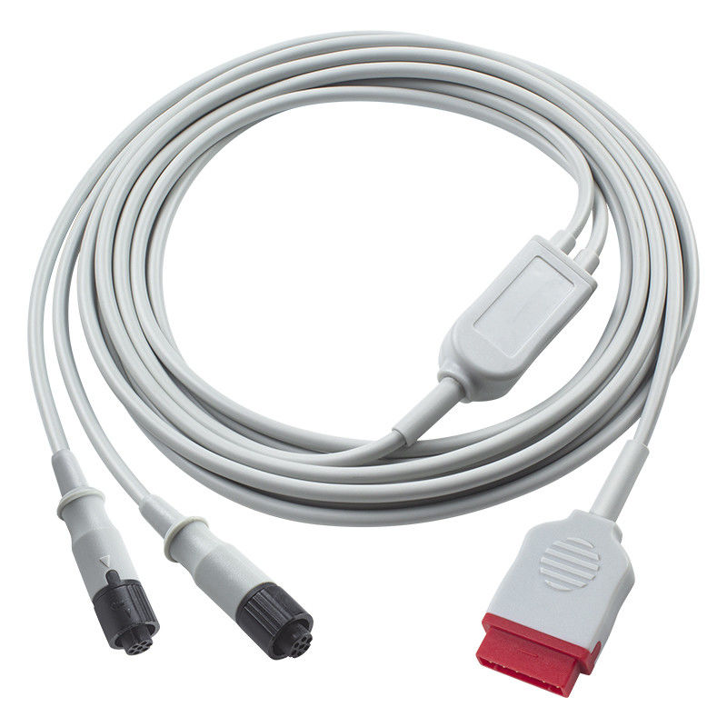 GE IBP 어댑터 케이블 11pin에서 듀얼 메덱스 논리적 커넥터 B650 트램 500 트랜스듀서 확장 케이블
