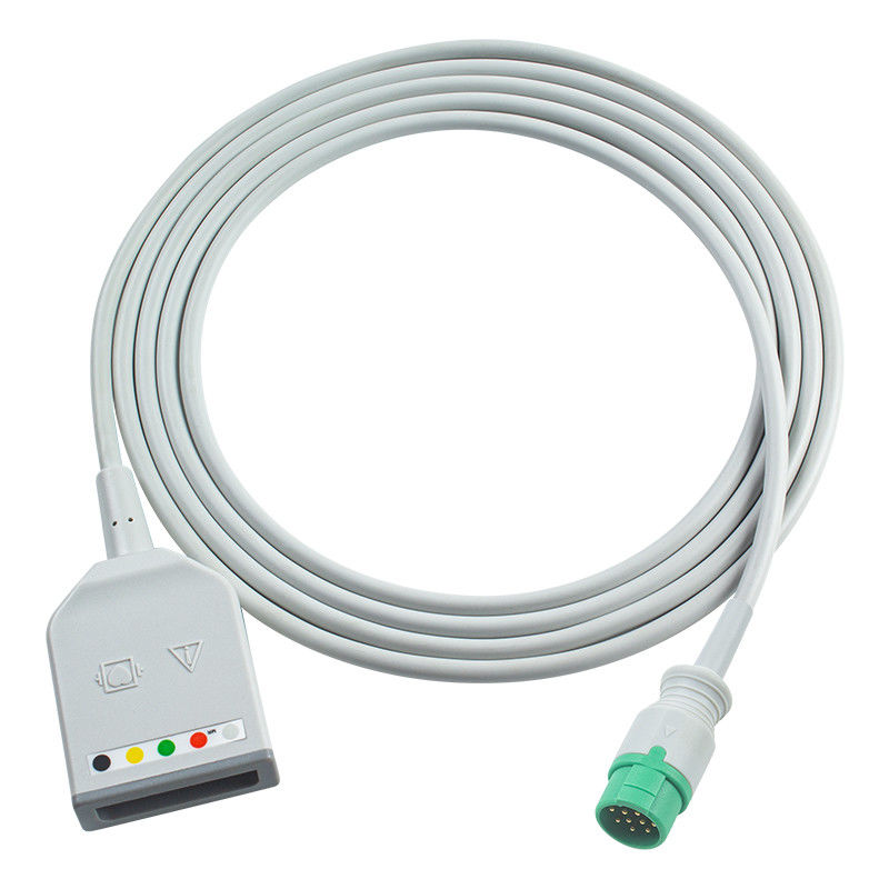 후쿠다 덴시 12Pin 5Lead ECG 트렁크 어댑터 케이블 다이나스코프 DS-7100 ECG 확장 케이블 유로 스타일