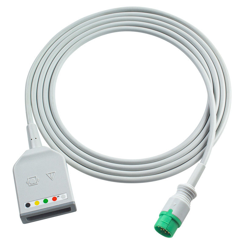 바이오 라이트 12핀 ECG 트렁크 어댑터 케이블 ECG 케이블 M7000 M8000A M8500 M9500 ECG 확장 케이블