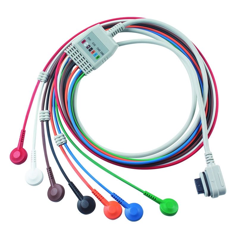 호환된 GE 헬스케어 2008594-002 7 리드 ECG 텔레미터 환자 케이블 시어 라이트 주문 5pcs 1pcs 포스를 무료로 받아