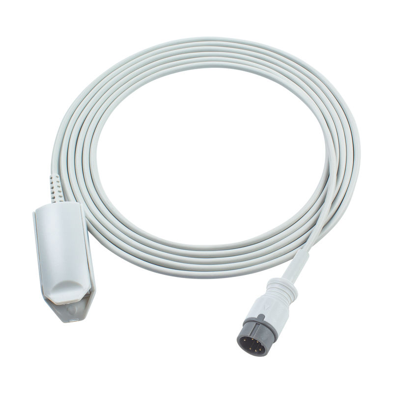 Zoncare PM7000D 프로브 6Pin 성인 디지털 3.0M PM7000C를 위한 호환성 Zoncare SpO2 테스트 케이블