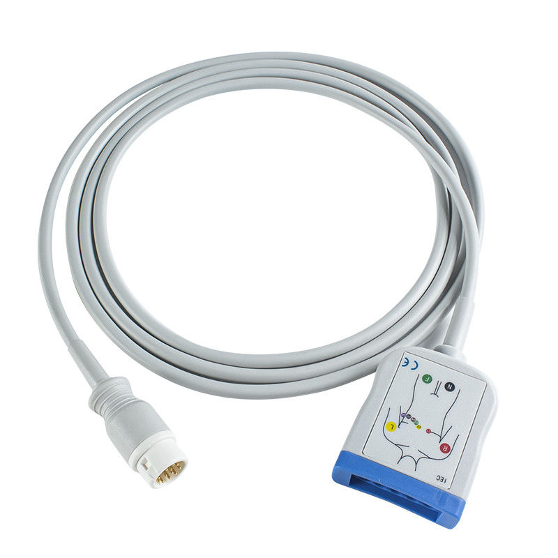 호환되는 P-Hilips EKG 트렁크 케이블 - M1663A 78352C, 78354C, 78834C, 867036, HeartStart MRx, IntelliVue