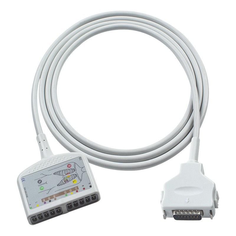 카디맥스 FX-7202, 카디맥스 FX-7402, 카디맥스 FX-7101용 호환 가능한 후쿠다 덴시 10Lead EKG 케이블