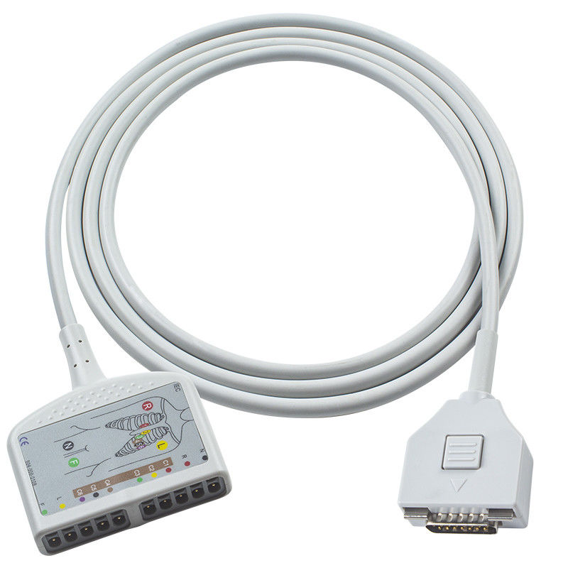 후쿠다 카디스뉴, KP-500, KP-500D를 위한 호환 가능한 후쿠다 ME EKG 트렁크 케이블
